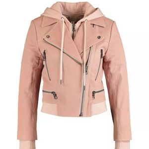 Alice + Olivia combo leather jacket